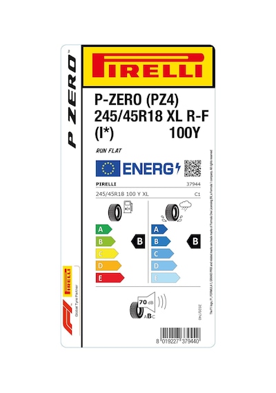Pirelli 245/45 R18 100Y Xl P Zero Pz4 I Rft Oto Yaz Lastiği  2026