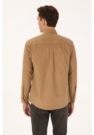 U.s. Polo Assn. Erkek Petrol Gömlek Desenli 50315915-vr151 Oıl