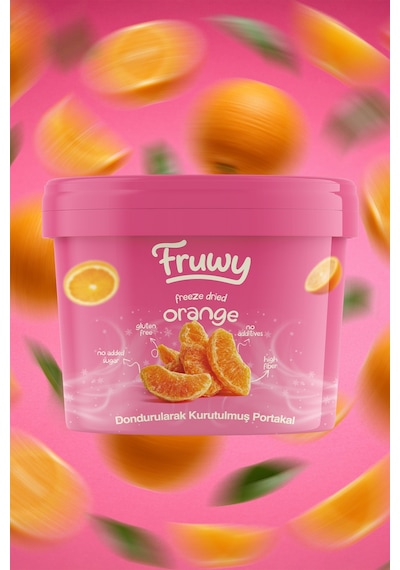 Freeze Dried Portakal Kova Dondurularak Kurutulmuş Portakal Diğer