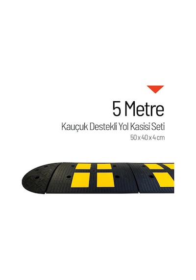 Kauçuk Yol Kasisi Destekli Hız Kesici Set 5 M-3350