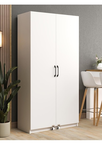 Kuzeylife Novensa Çok Amaçlı Erzak-kiler Dolabı İki Kapaklı Beyaz Beyaz Kuzeylife Novensa Çok Amaçlı Erzak-kiler Dolabı İki Kapaklı Beyaz Beyaz
