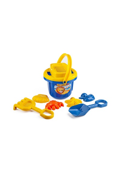 Erdem Toys Aslan Figürlü Kova Kürek Seti - Mavi