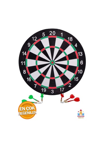 Dart Seti: Büyük Boy 15'' Hedef Tahtası Ve 6 Oklu Set İle Rakiplerine Meydan Oku