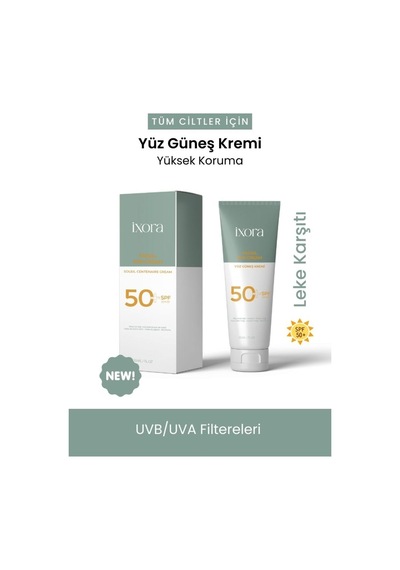 Ixora Leke Karşıtı Yüz Güneş Kremi SPF50+ 50 ML