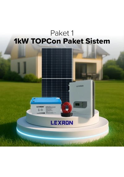 Lexron 1kw Bağ Evi Paket Sistem
