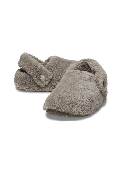 Crocs Classic Cozzzy Slipper Çocuk Terlik 210856-195 Mushroom Beyaz