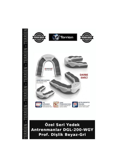 Özel Seri Yedek Antrenmanlar Dgl-200-wgy Prof. Dişlik Beyaz-gri Beyaz - Gri