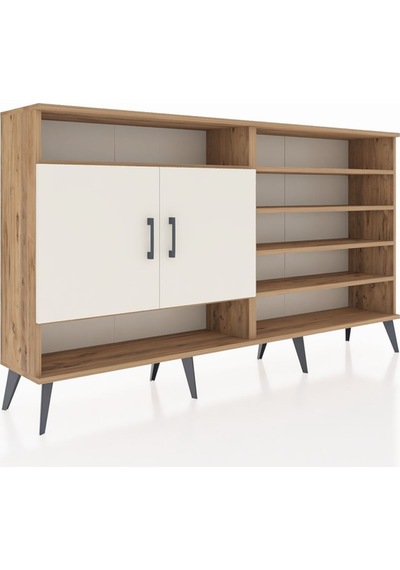 Arges Konsol 7 Raflı 2 Kapaklı 176x30x99 Çam-aytaşı/antrasit Çam-aytaşı/antrasit Arges Konsol 7 Raflı 2 Kapaklı 176x30x99 Çam-aytaşı/antrasit Çam-aytaşı/antrasit