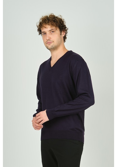 Woolen World Erkek V Yaka Uzun Kollu Yün Kazak 3022 Mürdüm Mürdüm Woolen World Erkek V Yaka Uzun Kollu Yün Kazak 3022 Mürdüm Mürdüm