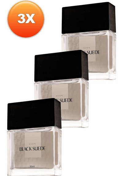 Avon Black Suede Erkek Parfüm EDT 3 x 30 ML