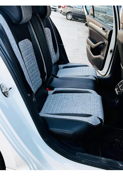 Volkswagen Passat B8-orta1060-kenar 900 Siyah Deri
