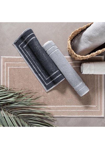 Mudo Home Macha Ekru Banyo Paspası 60x100 Çok Renkli
