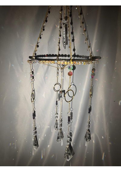 Lumiere Kristal Güneş Yakalayıcı , Kristal Dekor Kristal Obje Lüks Hediye Suncatcher Tek Parça