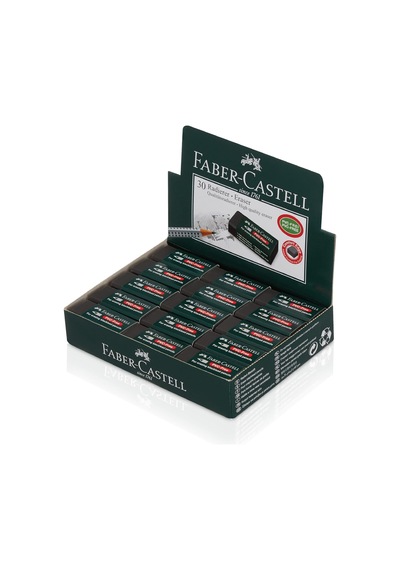 Faber-castell Siyah Silgi, 30 Lu, Kurşun Kalem İzlerini Kolayca S