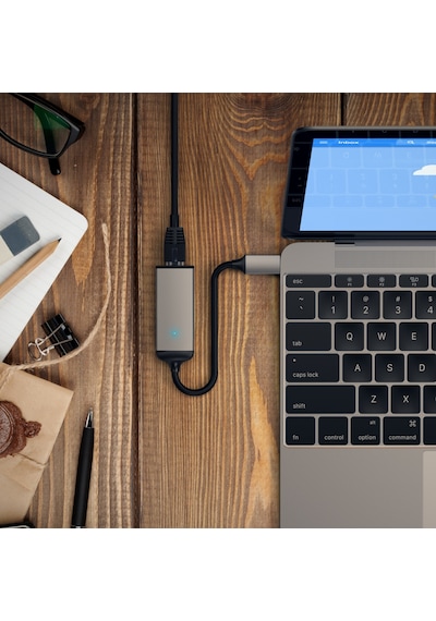 Satechi Type-c To Gigabit Ethernet Adaptör Uzay Grisi St-tcenm