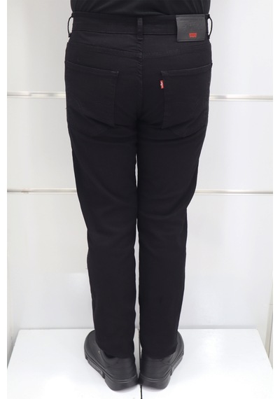 Denim Cartel Dmctekstil Erkek 974 Siyah Yüksek Bel Rahat Kesim Boru Paça Jean Pantolon