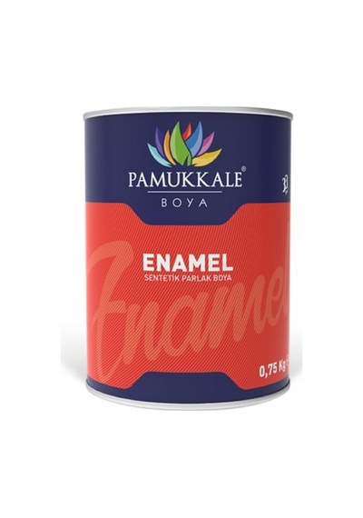 Pamukkale Enamel Sentetik Parlak Boya 0.75 Kg Bayrak Kırmızı