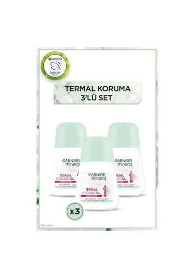 Garnier Mineral Termal Koruma Roll-on Deodorant 3'lü Set pkttrml3al2ode-7067