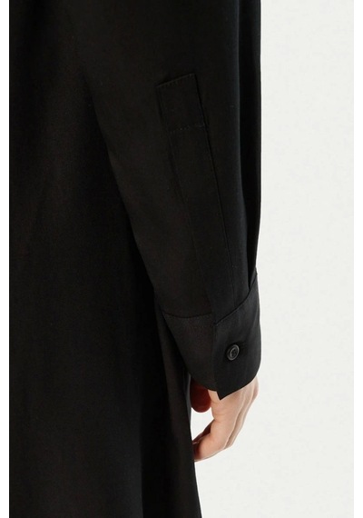 Calvin Klein Lyocell Shırt Dress Çok Renkli