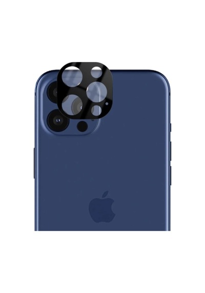 Apple     Uyumlu iPhone 12 Pro Max 6.7 3d Full Kaplama Tempered Cam Kamera Koruyucu- 5775