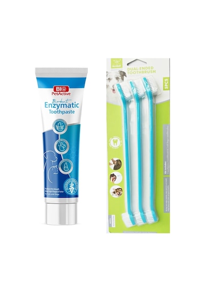 Biodent Kedi Diş Macunu 100 ML + Diş Fırçası 3'lü
