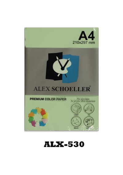 Alex Schoeller A4 Fotokopi Kağıdı 500 Lü Fosforlu Lagün 530