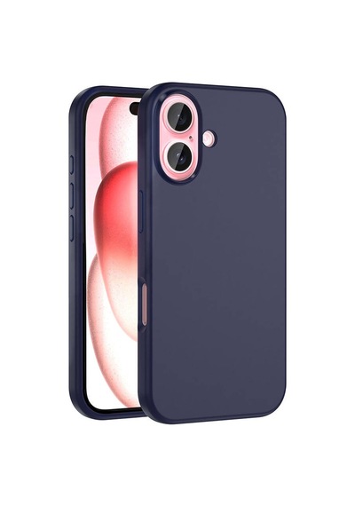 Apple iPhone Uyumlu 16 Kılıf M-safe Şarj Özellikli Sıvı Teknolojili Silinebilir Sert Zore Kivi Kapak