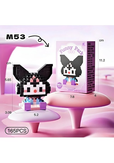 Hello Kitty Kuromi Model Bricks Yeni Stil Premium Seri Yapı Taşla