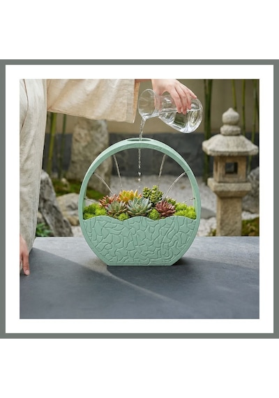 Bezos 3d Baskı Self-watering Planter - Kendi Kendini Sulayan Saksı-mint Mmbz Standart
