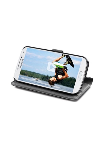 Cellular Line N9000 Galaxy Note 3 İle Uyumlu Vision Slim Standlı Kılıf Siyah Vısıonslnote3bk