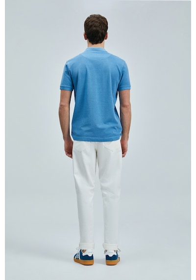 Lufian Vernon Smart Erkek Polo Tişört İndigo İndigo 111040205100250 Indigo