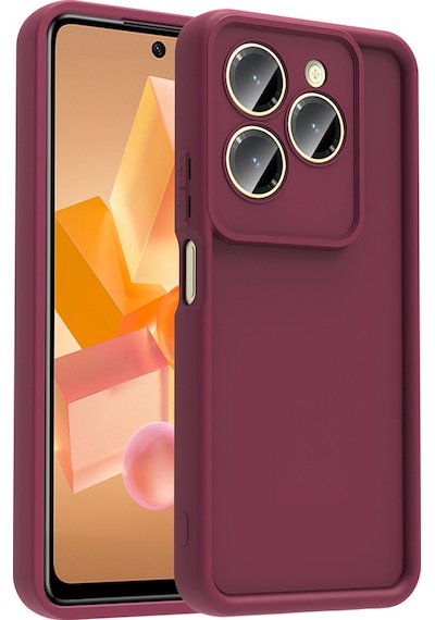 Teleplus İnfinix Hot 40 Pro Kılıf Kamera Korumalı Ananas Silikon