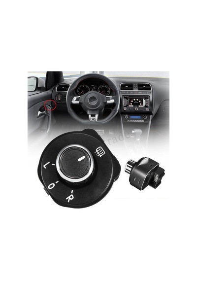 Volkswagen Polo Ayna Ayar Düğmesi Krom 2011-2016