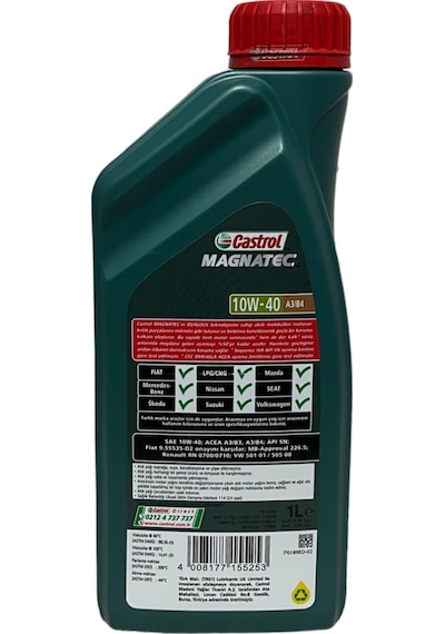 Castrol Magnatec 10W-40 A3 / B4 Motor Yağı 2 x 1 L