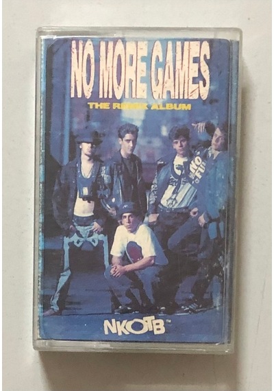 New Kids On The Block No More Games The Remix Albüm Kaset Orjinal Dönem Kağıt Baskı