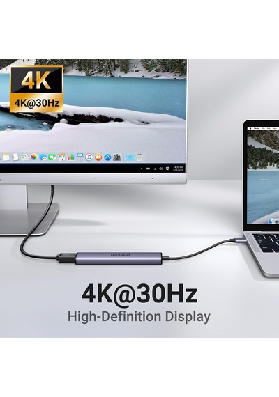 Usb C Hub, Pd 100w, 4k Hdmı, Macbook Pro/air, İpad Pro/air, Surface Pro/go, Galaxy Tab, Galaxy S23/s22 Vb. İle Uyumlu Usb A 3.0.