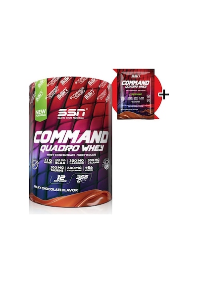 SSN Sports Style Nutrition Command Quadro Whey 366 Gr (çikolata) Protein Tozu