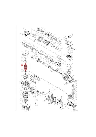 Makita HR5201C Endüvi Rotor Kollektör Ürün Kodu 516993-6