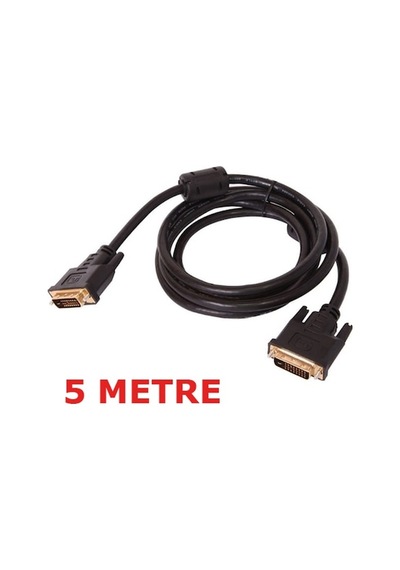 5M Metre Dvi Dvi Kablo - 24+1 Dvi To Dvi Kablo Altın Uç