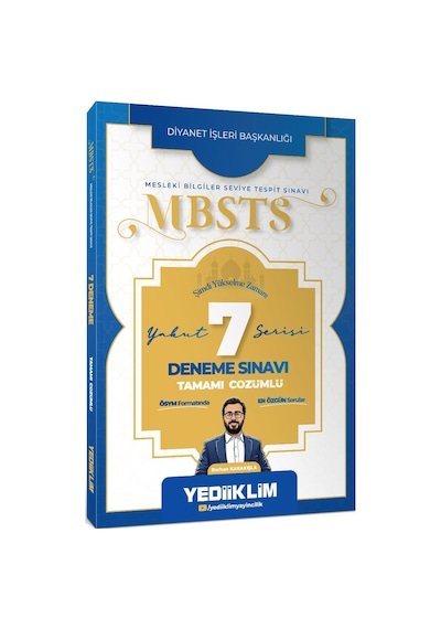 Yediiklim Yayınları 2027 Mbsts Yakut Serisi Tamamı Çözümlü 7 Deneme Sınavı -169848