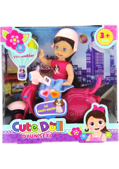 Cute Doll Mini Bebek Ve Mor    Vespa