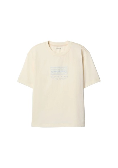 Calvin Klein Ss Seasonal Graphıc, F7j, Xxs Krem Kadın T-shirt