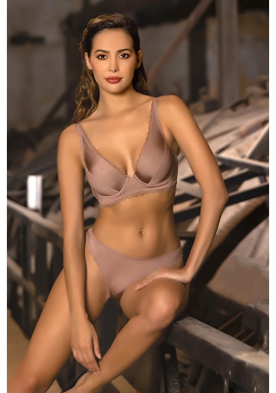 Melonika Golshan Giorgia Wire Bra, Vizon Konforlu Ve Şık Sütyen Çok Renkli