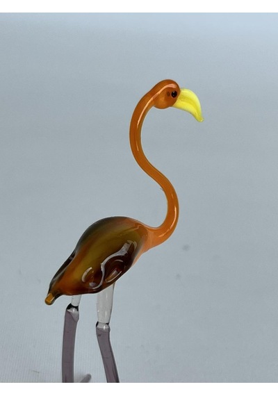 El Yapımı Murano Cam Flamingo Biblo A33-02