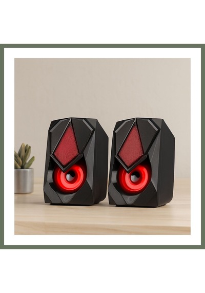 Bezos Usb Rgb 2.0 1+1 Multimedya Hoparlör Seti Siyah 5w Bezos1