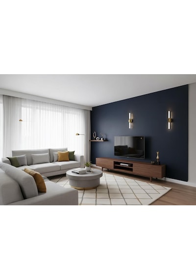 Linea Ledli Şarjlı Aplik Krom