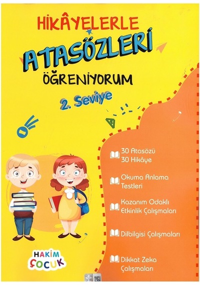 Hakim Çocuk 1.ve 2.seviye Hikayelerle Atasözleri Öğreniyorum