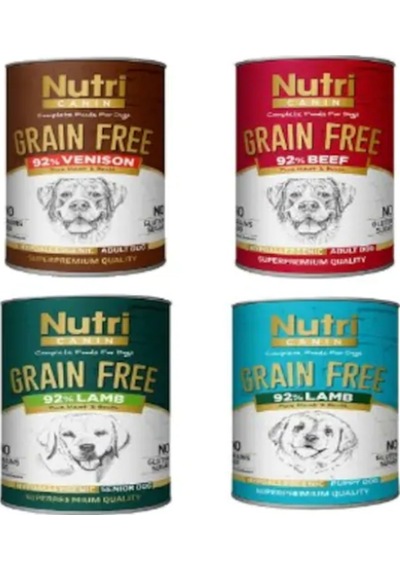 Nutri Canin Tahılsız Karışık Konserve Köpek Maması 4 x 400 G