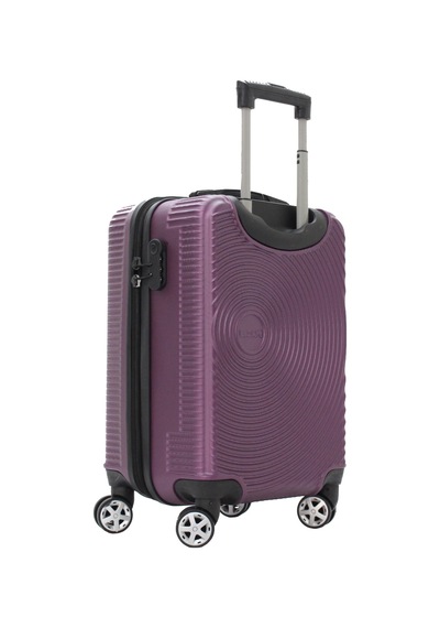 Escape Vlz 072-set Abs 8 Tekerlekli Büyük, Orta, Kabin Boy Valiz, Bavul Seti, Mor