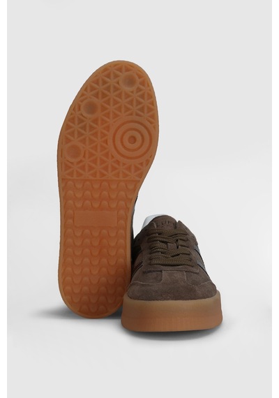 Lufian Davıd Erkek Deri Sneaker Ayakkabı Kum Kum 112230253100580 Kum